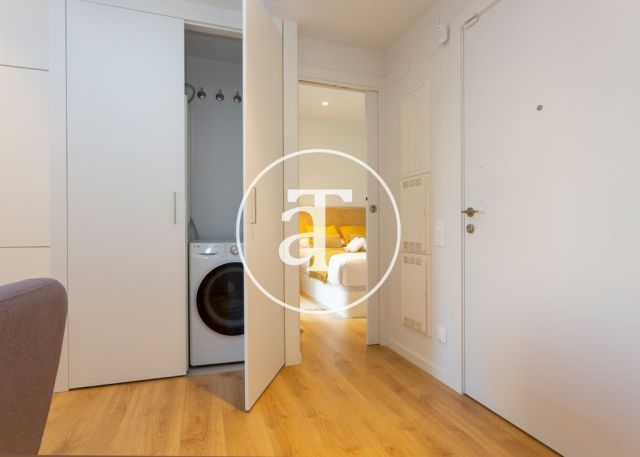 Piso de alquiler temporal de 2 habitaciones y piscina compartida a un paso de Av. Diagonal 11