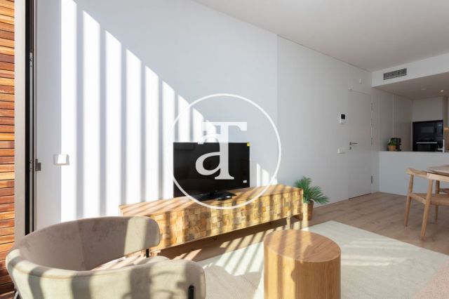 Monthly rental apartment with 2 bedrooms and 2 bathrooms with balcony and stunning views of the Sagrada Familia. 7