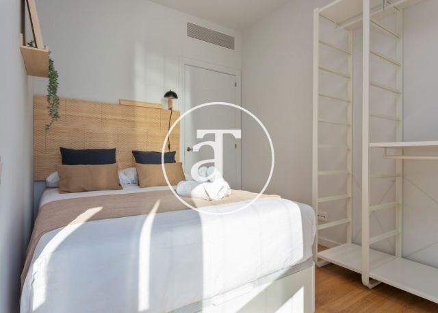 Piso de alquiler temporal de 2 habitaciones y piscina compartida a un paso de Av. Diagonal 14