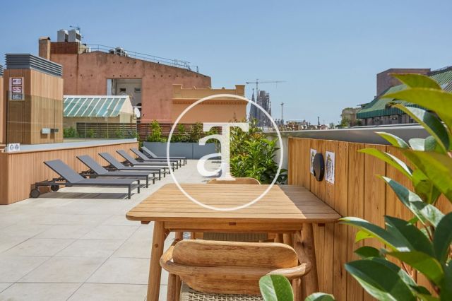 Piso de alquiler temporal de 2 habitaciones y piscina compartida a un paso de Av. Diagonal 40