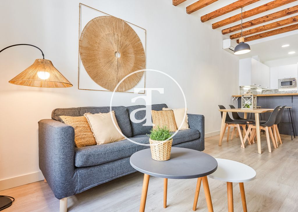 Alquiler temporal de apartamento de 2 habitaciones en Barcelona