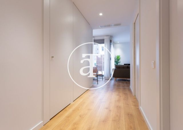 Piso de alquiler temporal de 2 habitaciones y piscina compartida a un paso de Av. Diagonal 23