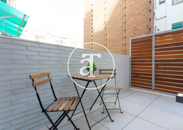 Piso de alquiler temporal de 2 habitaciones y piscina compartida a un paso de Av. Diagonal 15