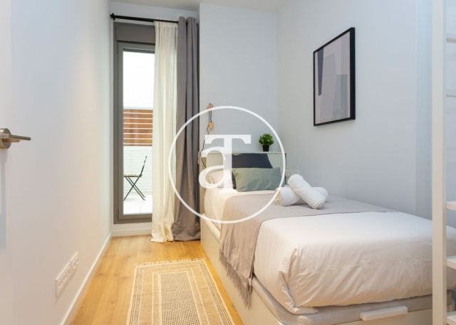 Piso de alquiler temporal de 2 habitaciones y piscina compartida a un paso de Av. Diagonal 31