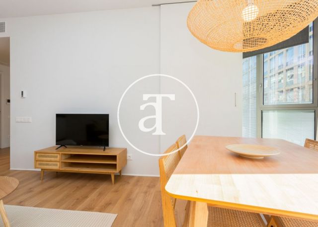 Piso de alquiler temporal de 2 habitaciones y piscina compartida a un paso de Av. Diagonal 10