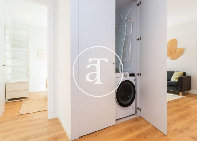 Piso de alquiler temporal de 2 habitaciones y piscina compartida a un paso de Av. Diagonal 12