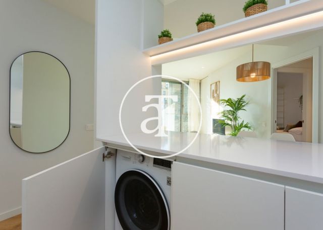 Piso de alquiler temporal de 3 habitaciones y piscina compartida a un paso de Av. Diagonal 12