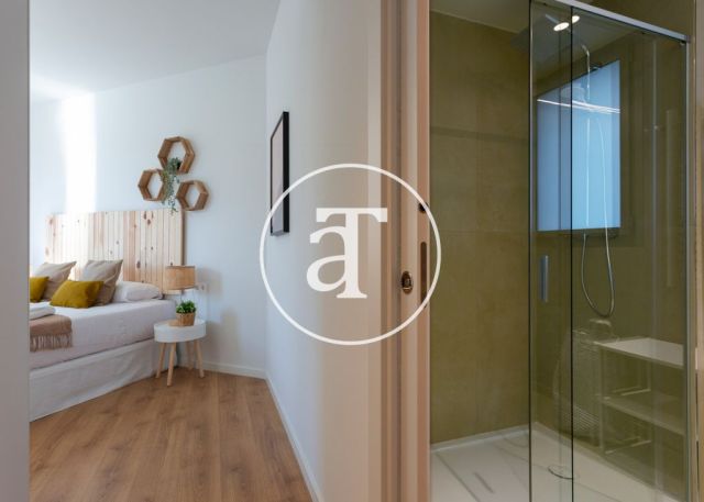 Piso de alquiler temporal de 3 habitaciones y piscina compartida a un paso de Av. Diagonal 27
