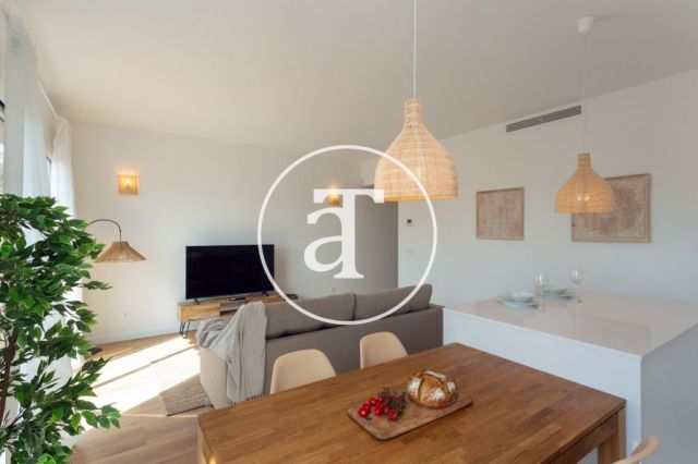 Monthly rental apartment with 2 bedrooms and terrace close to Verdaguer station 6
