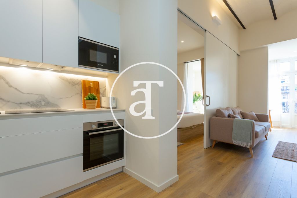 Appartement temporaire à louer avec 1 chambre dans l'Eixample Dreta 16