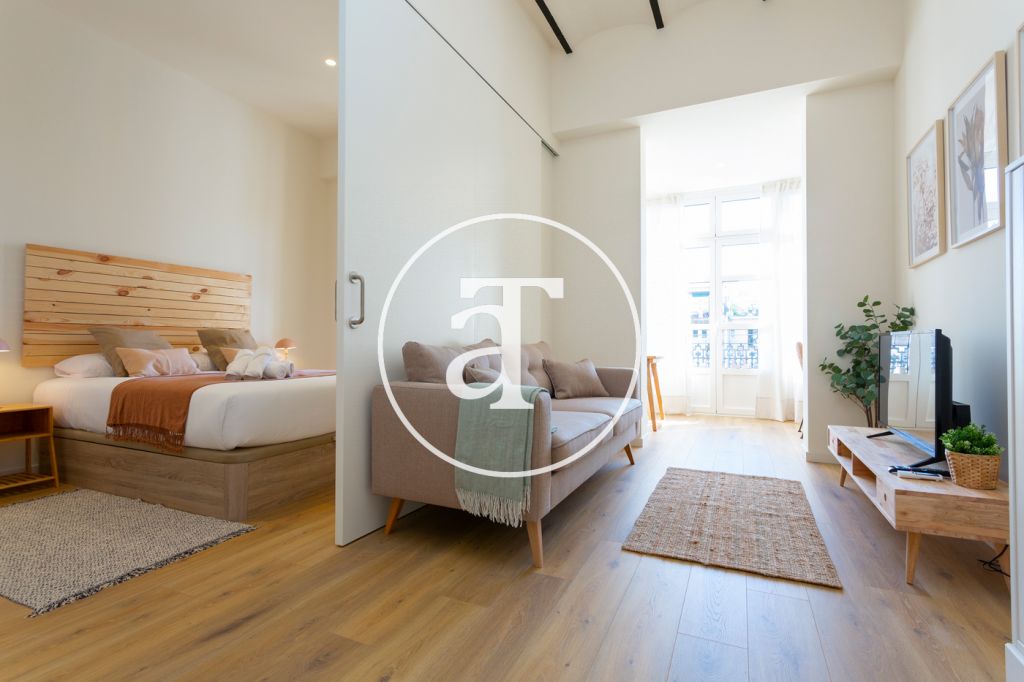 Appartement temporaire à louer avec 1 chambre dans l'Eixample Dreta 1