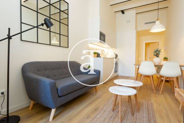 Appartement temporaire à louer avec 1 chambre dans l'Eixample Dreta 1