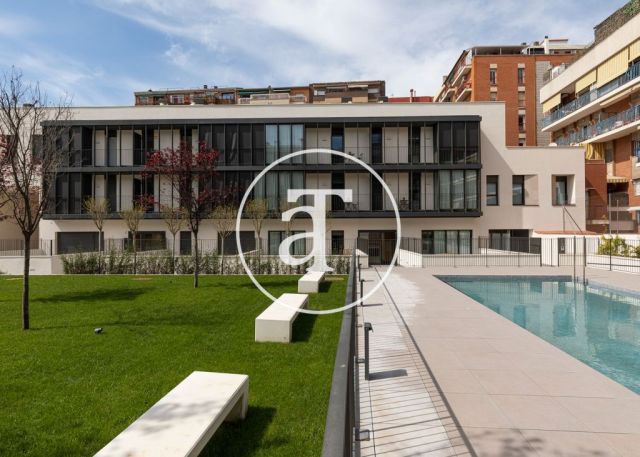 Appartement en location temporaire avec 3 chambres doubles et piscine commune 44