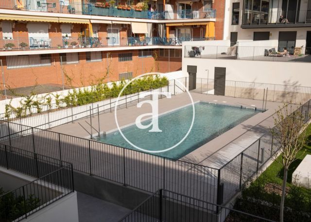 Appartement en location temporaire avec 3 chambres doubles et piscine commune 39