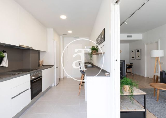 Appartement en location temporaire avec 3 chambres doubles et piscine commune 15