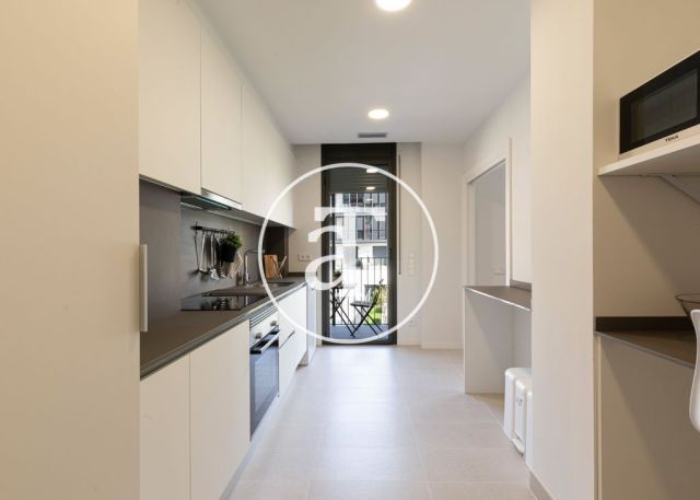 Appartement en location temporaire avec 3 chambres doubles et piscine commune 16