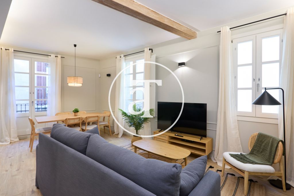 Apartamento de alquiler temporal a estrenar con 2 habitaciones en Barcelona 1