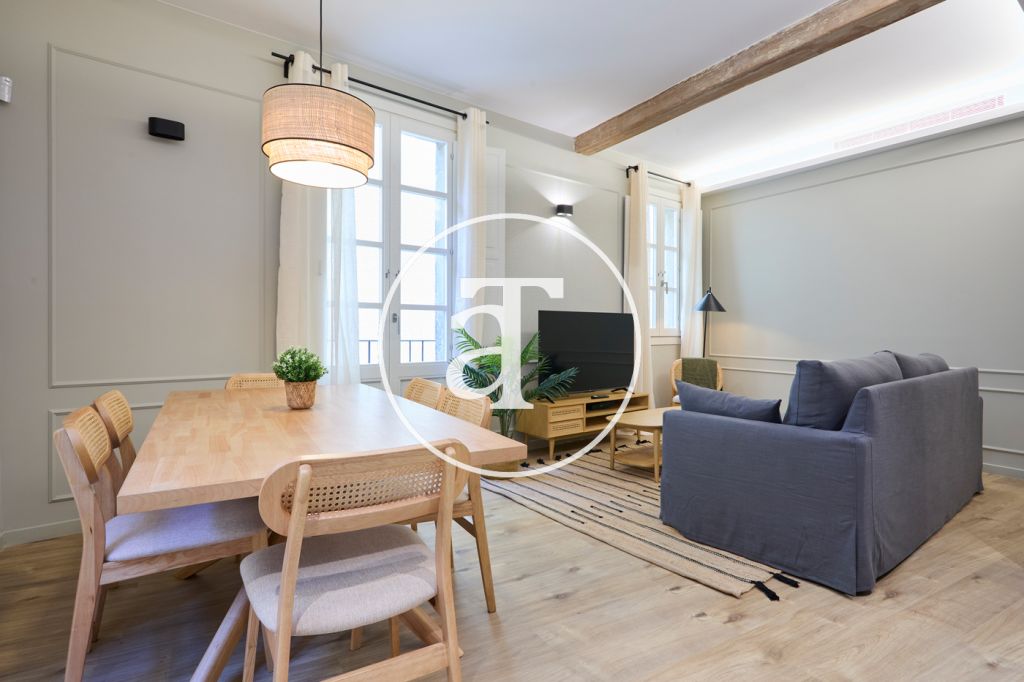 Apartamento de alquiler temporal a estrenar con 2 habitaciones en Barcelona 5