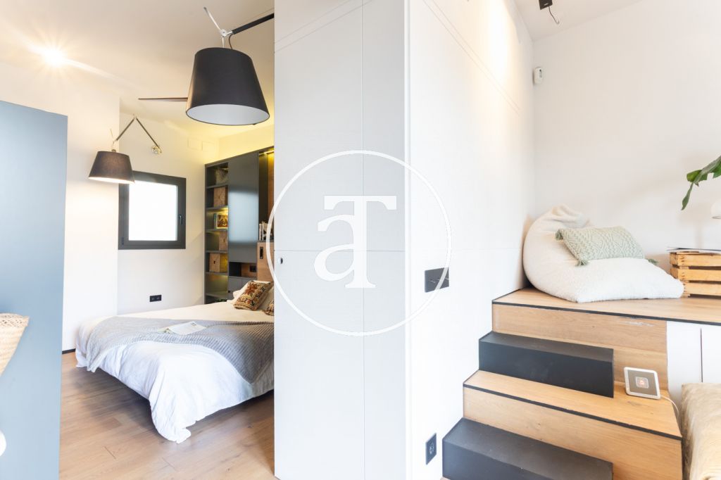 Monthly rental apartment with 1 bedroom suite with balcony in the Eixample 20