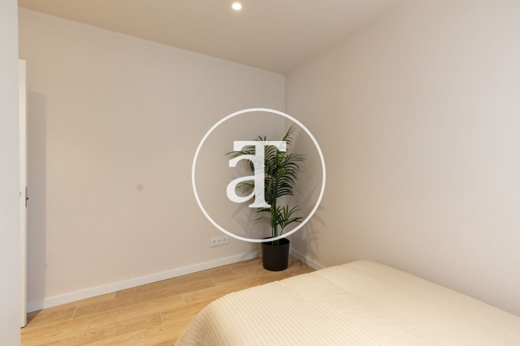 Monthly rental Penthouse with 2 bedrooms and 2 bathrooms with private terrace next to Plaça de Sants 32