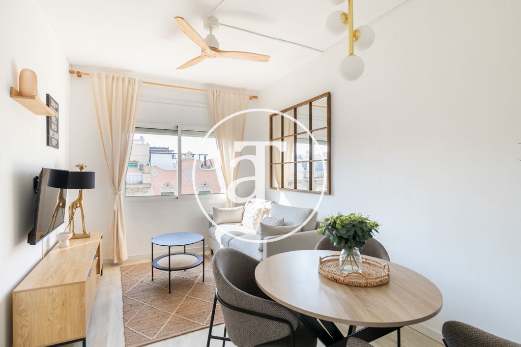 Piso de alquiler temporal de 1 habitación y 1 baño en el Eixample