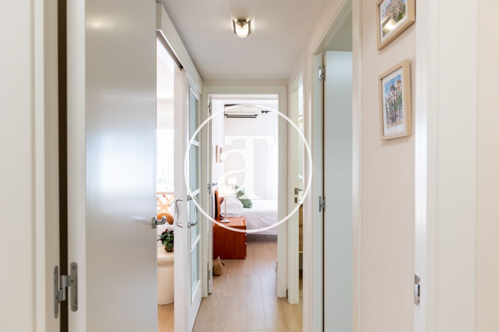 Monthly rental apartment with 2 bedrooms, 1 bathroom, study and terrace with views next to the Gran Via 2 shopping center 23