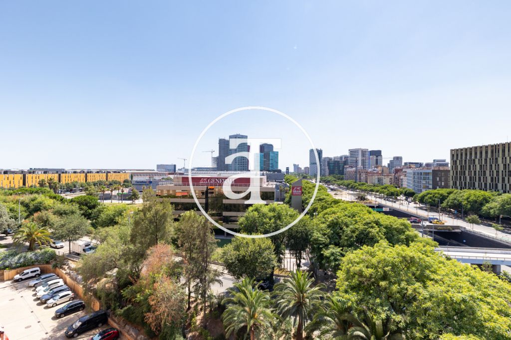 Monthly rental apartment with 2 bedrooms, 1 bathroom, study and terrace with views next to the Gran Via 2 shopping center 6