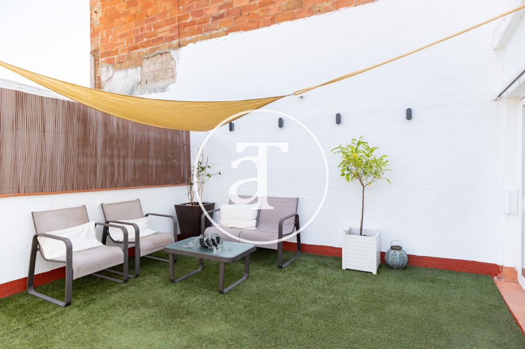 Monthly rental Penthouse loft with 1 bathroom and large private terrace in Sarrià - Sant Gervasi 6