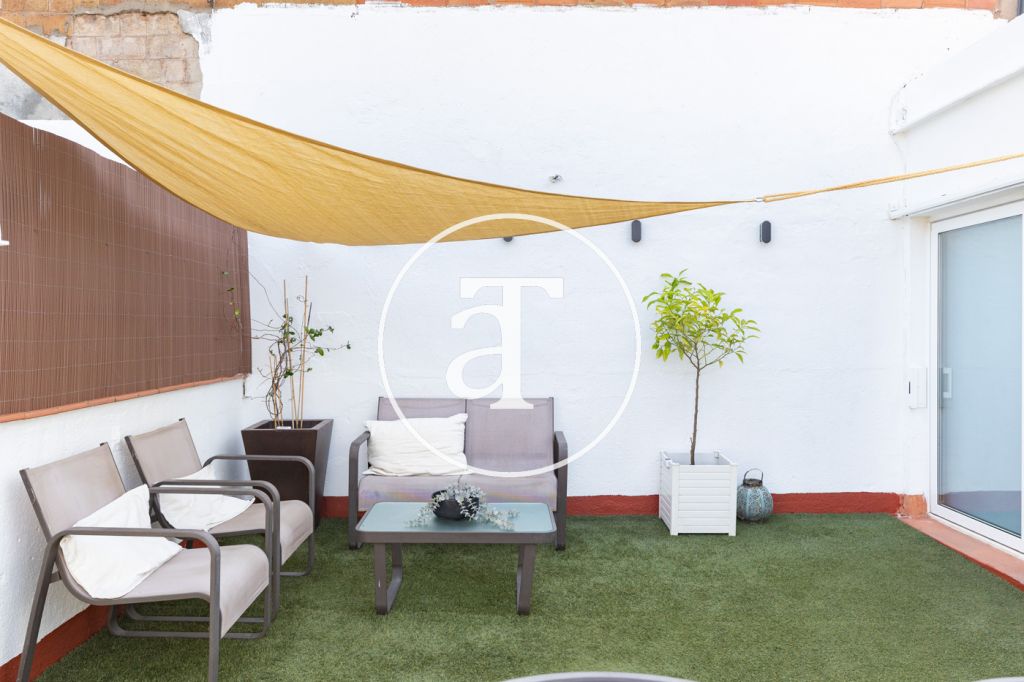 Monthly rental Penthouse loft with 1 bathroom and large private terrace in Sarrià - Sant Gervasi 5