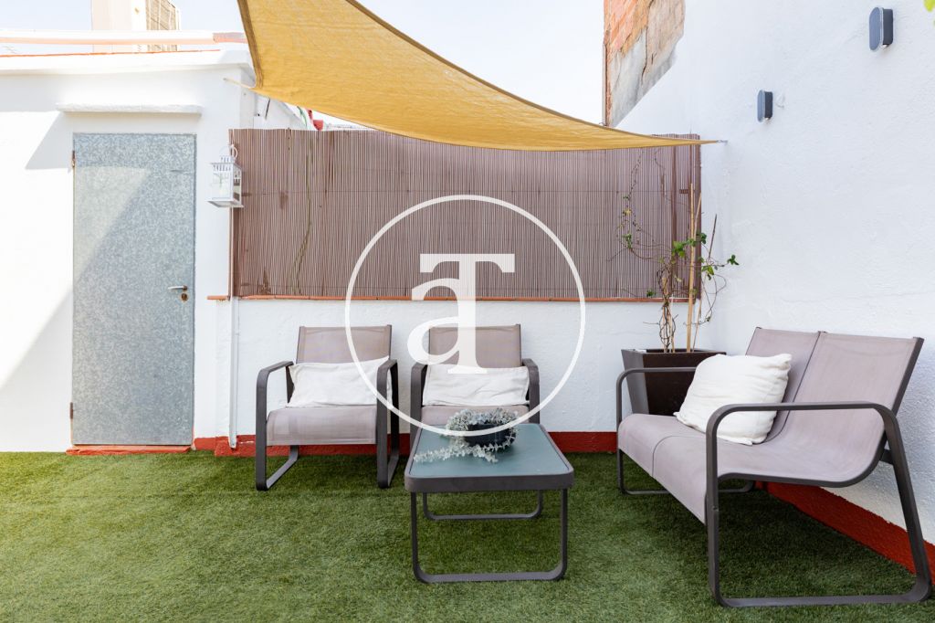 Monthly rental Penthouse loft with 1 bathroom and large private terrace in Sarrià - Sant Gervasi 7