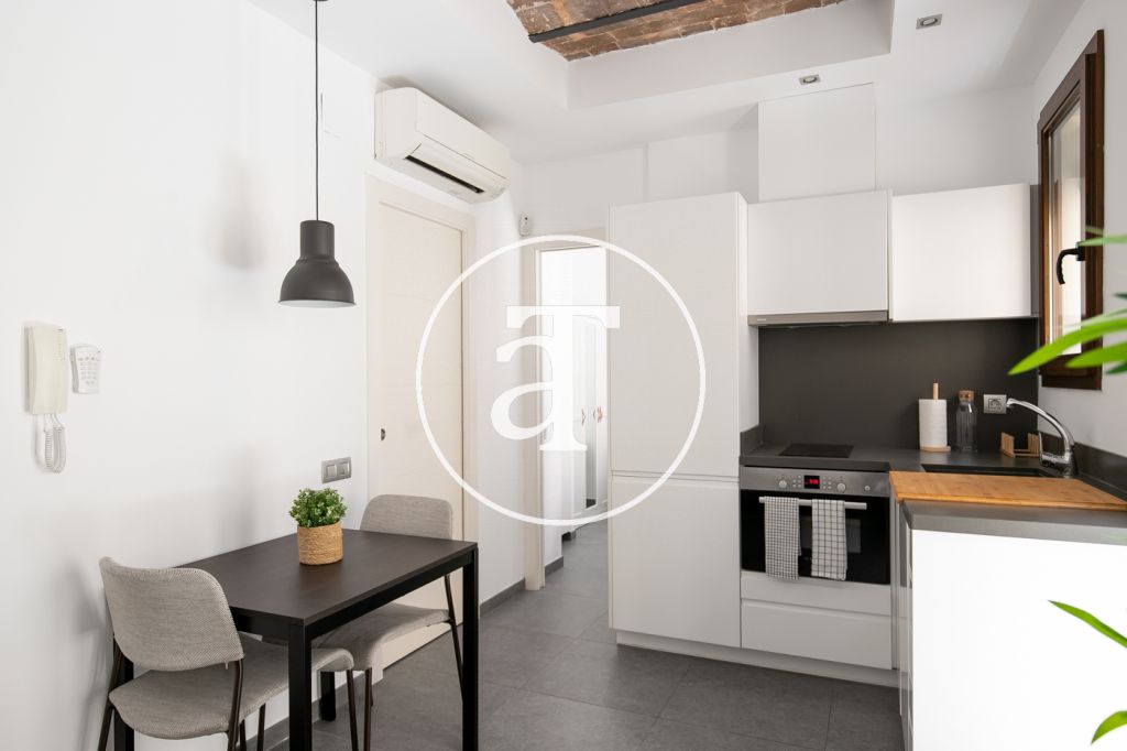 Monthly rental apartment with one bedroom in La Barceloneta 13