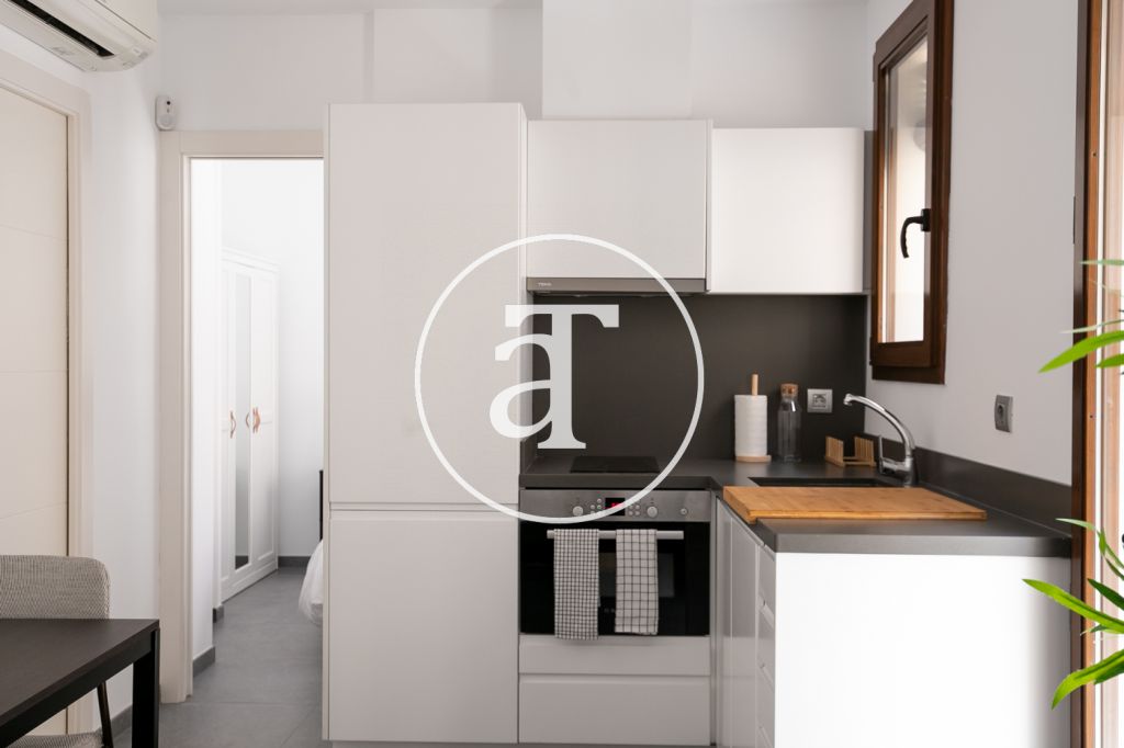 Monthly rental apartment with one bedroom in La Barceloneta 14