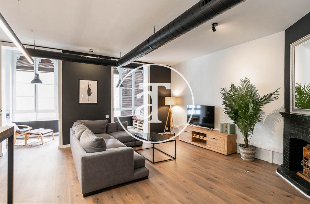 Appartement en location temporaire avec 2 chambres doubles dans l'Eixample