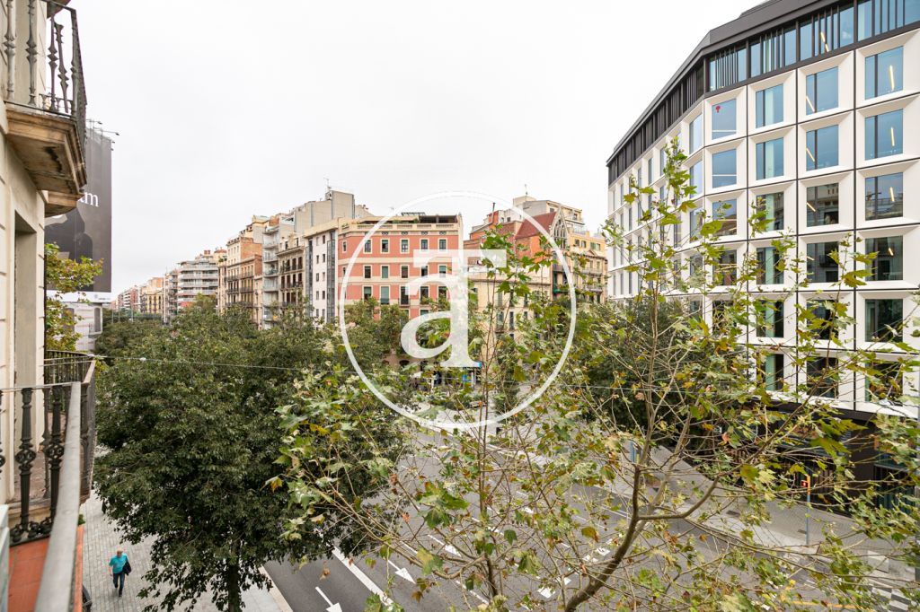 Monthly rental apartment with 1 double bedroom and terrace in Eixample 5