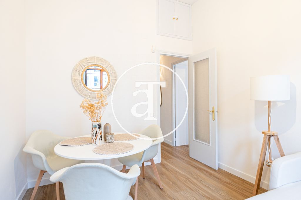 Monthly rental apartment with 1 double bedroom and terrace in Eixample 6