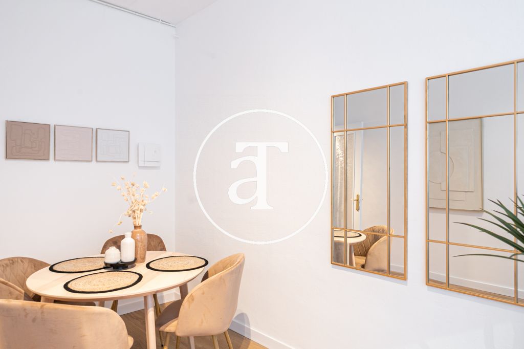 Monthly rental apartment with1 double bedroom in Carrer d'Aragó 7