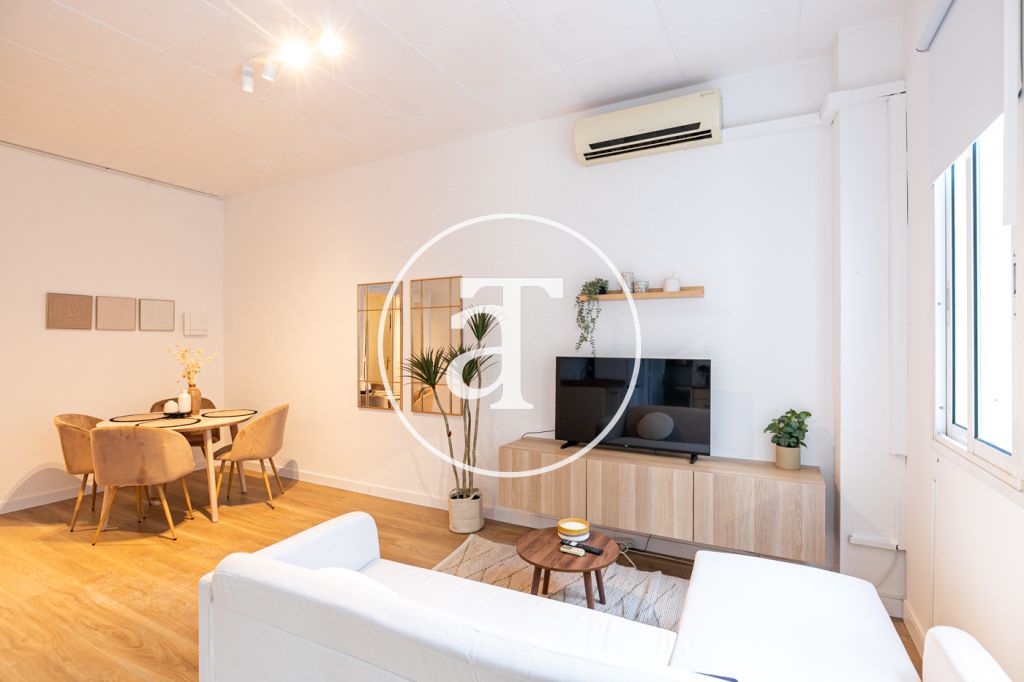Monthly rental apartment with1 double bedroom in Carrer d'Aragó 4