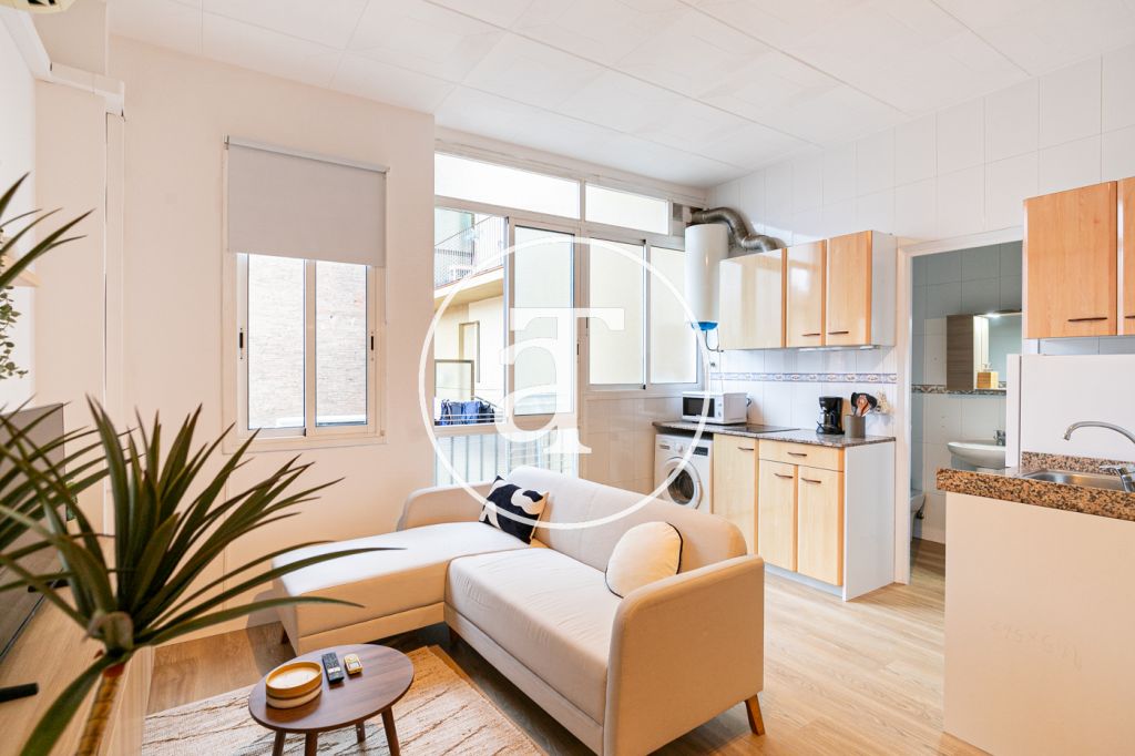 Monthly rental apartment with1 double bedroom in Carrer d'Aragó 5