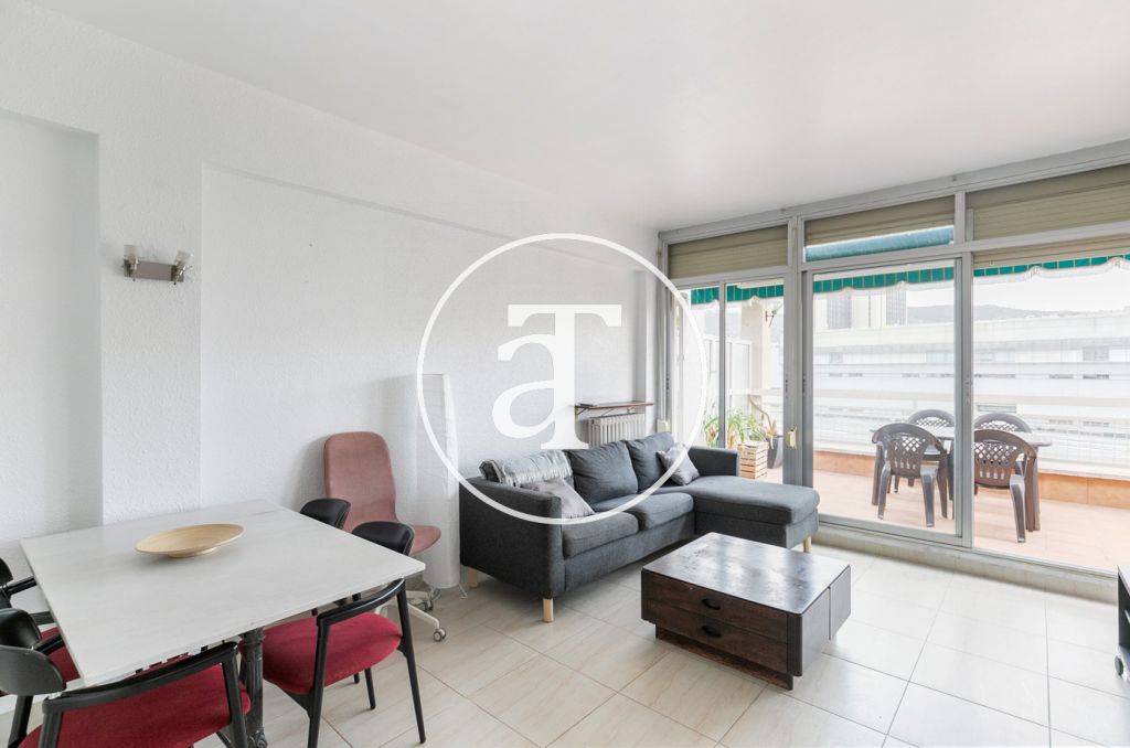 Monthly rental apartment with 3 bedrooms in Les Corts 2