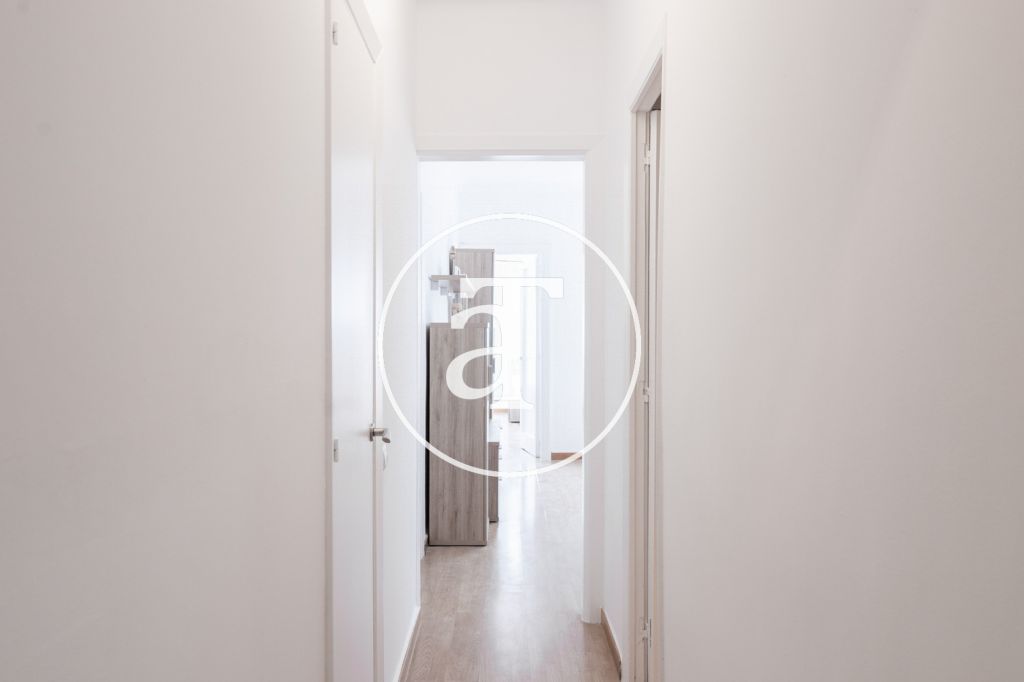 Monthly rental apartment: 2 bedrooms and 1 bathroom with large terrace in Eixample 16