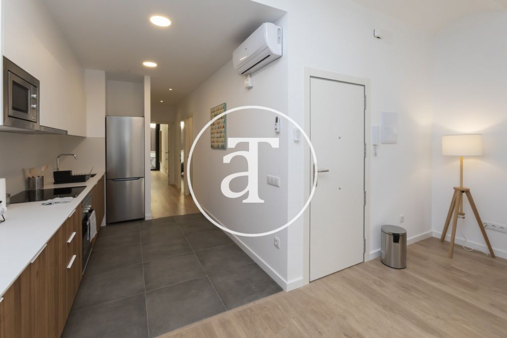 Monthly rental apartment with 2 bedrooms, and terrace Hospitalet de Llobregat 9
