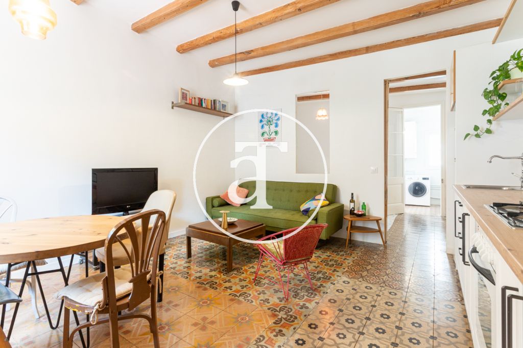 Piso de alquiler temporal de 1 habitación con terraza comunitaria cerca de Sagrada Família 3
