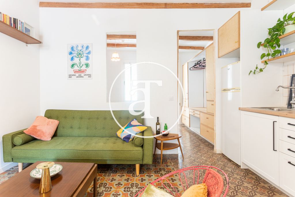 Piso de alquiler temporal de 1 habitación con terraza comunitaria cerca de Sagrada Família 7