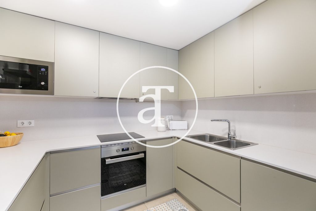 Dúplex de alquiler temporal de 1 habitación en Gran de Gracia 12