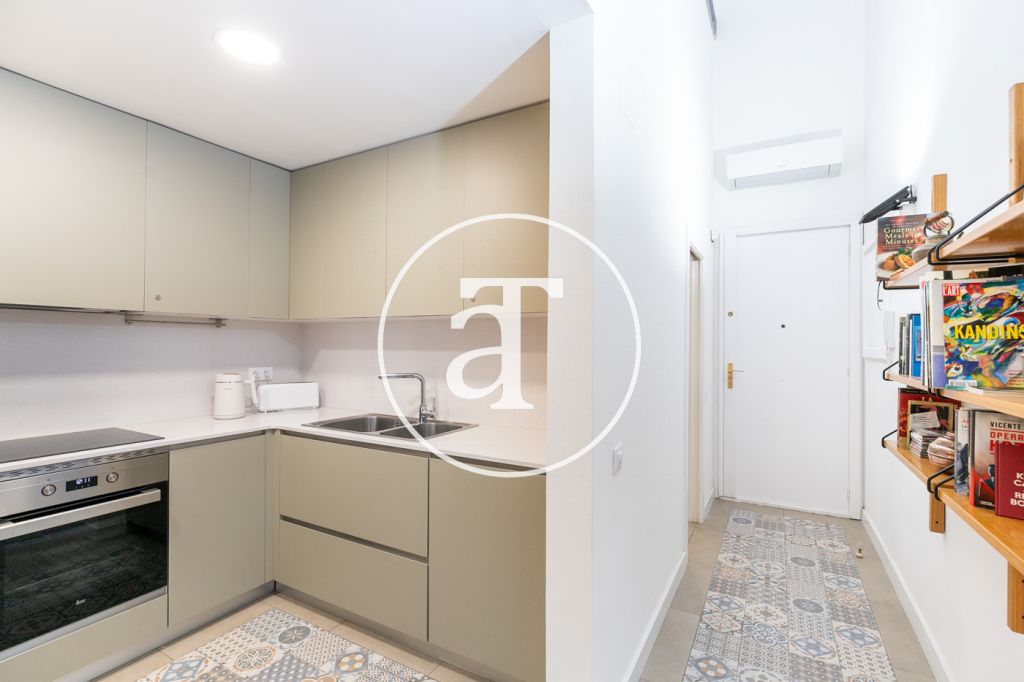 Dúplex de alquiler temporal de 1 habitación en Gran de Gracia 11