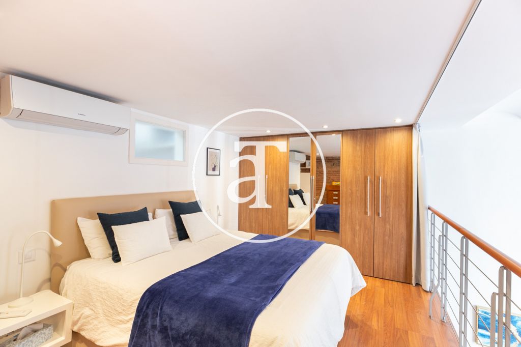Dúplex de alquiler temporal de 1 habitación en Gran de Gracia 26