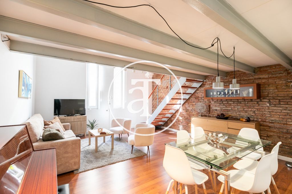 Dúplex de alquiler temporal de 1 habitación en Gran de Gracia 2