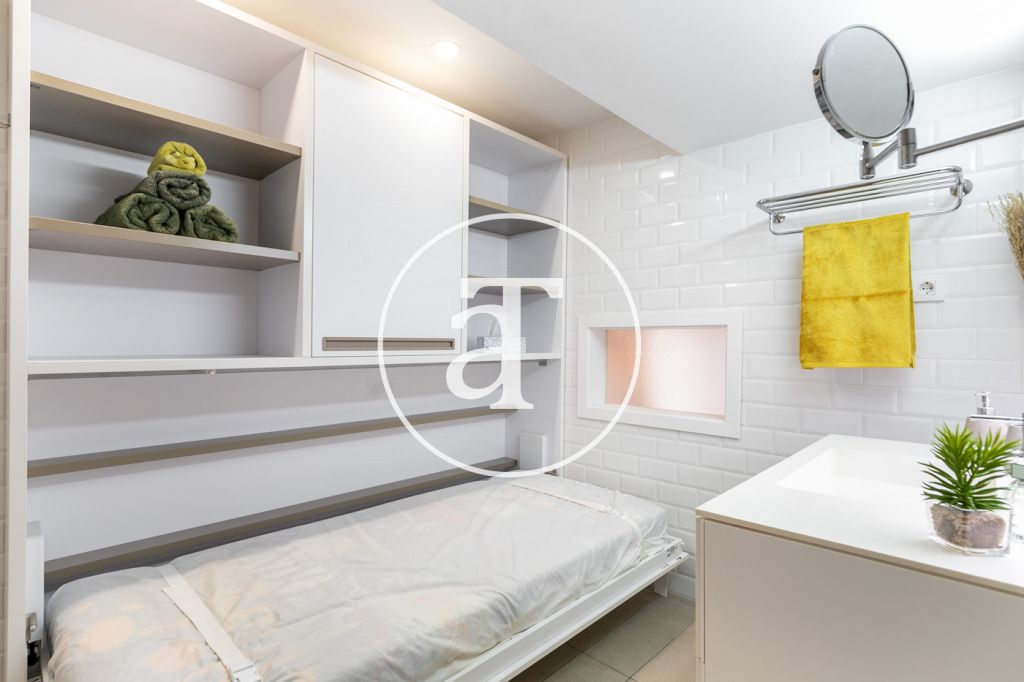 Dúplex de alquiler temporal de 1 habitación en Gran de Gracia 32
