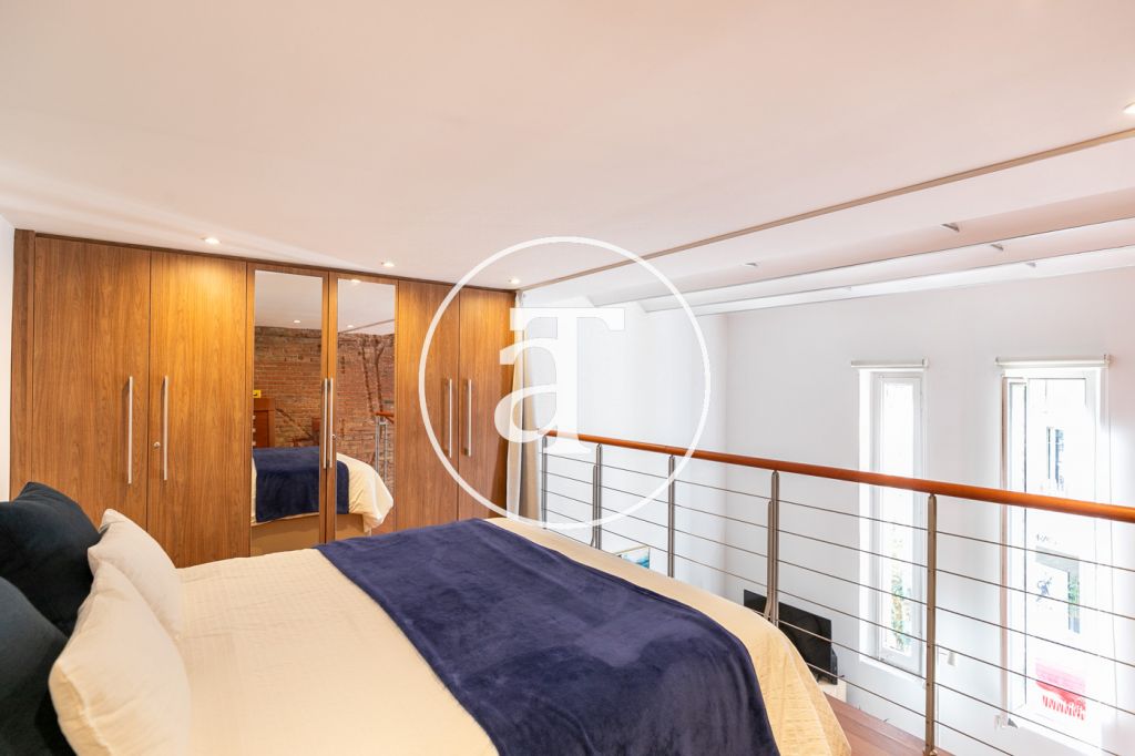 Dúplex de alquiler temporal de 1 habitación en Gran de Gracia 31