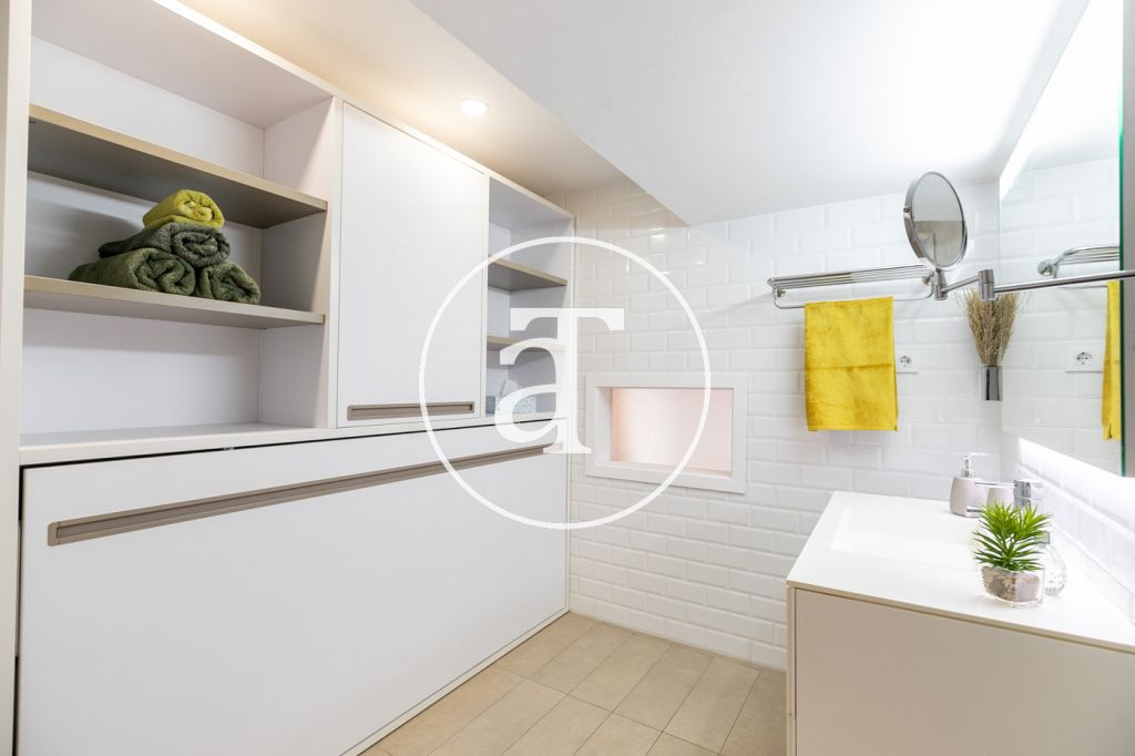 Dúplex de alquiler temporal de 1 habitación en Gran de Gracia 38